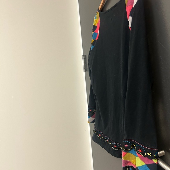 Salvage Culture XL rare tunic- ultra bright/ flare sleeves and bottom great cond - Picture 15 of 15